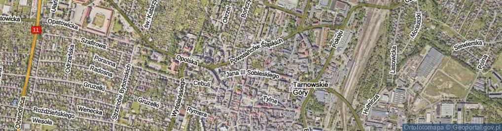 Zdjęcie satelitarne Orzeszkowej Elizy ul.